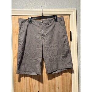 Lululemon Commission Shorts Mens Size 36 Gray Casual Button Vacation Travel